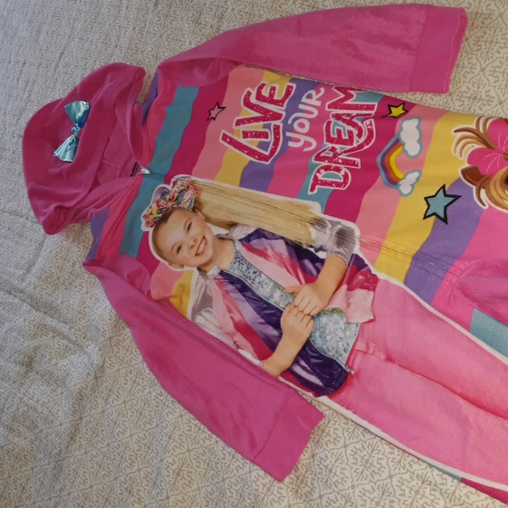 Jojo Siwa Fleece Pajamas Size M